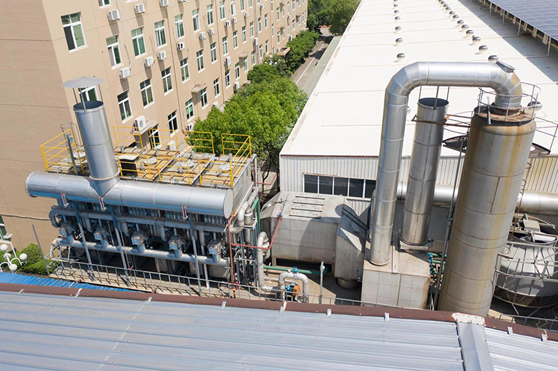 浙江某皮革廠尾氣處理設(shè)置